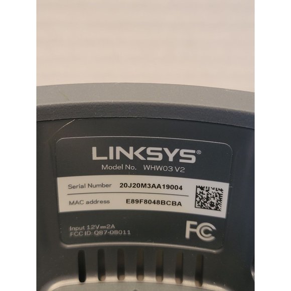 LINKSYS WHW03V2 MESH Home WiFi, Bundle of 3. Pre-Owned. - Picture 6 of 7